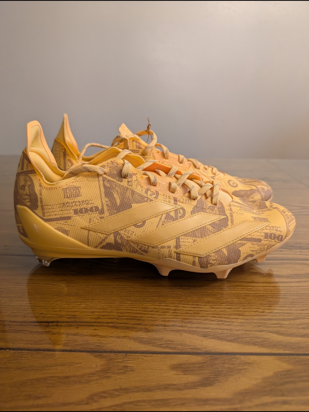 Men's Adidas adizero Electric II Currency Football Cleats Size 11 NWT